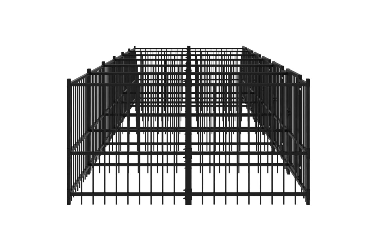 Vidaxl 3124583 Outdoor Dog Kennel Steel 11.26 M2-4