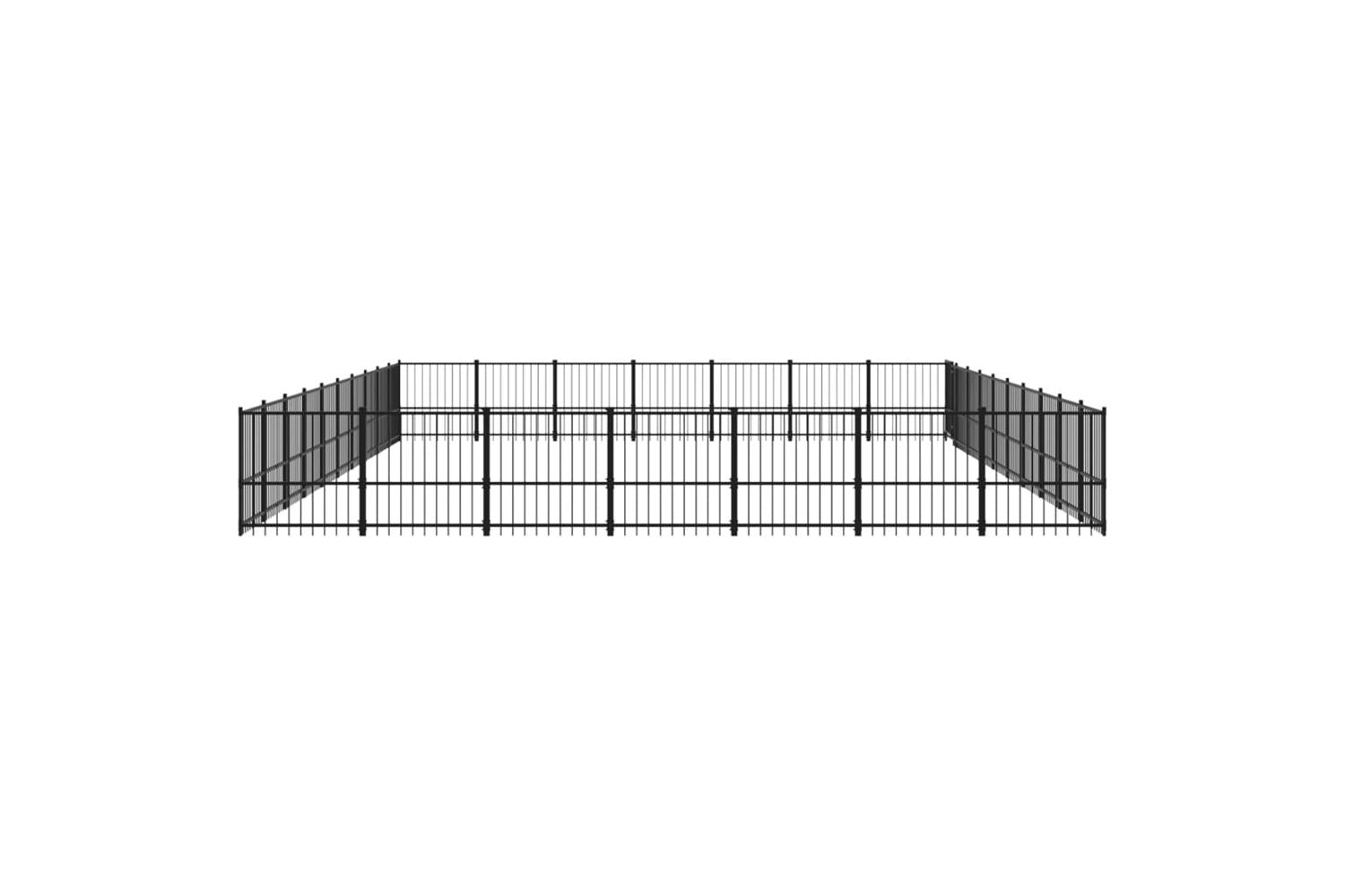 Vidaxl 3124653 Outdoor Dog Kennel Steel 65.86 M2-4