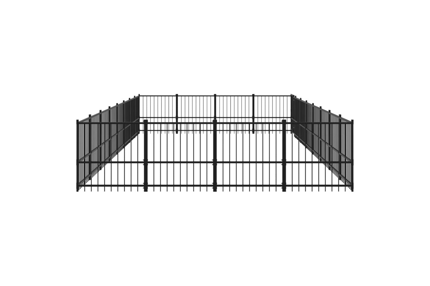 Vidaxl 3124630 Outdoor Dog Kennel Steel 30.11 M2-4