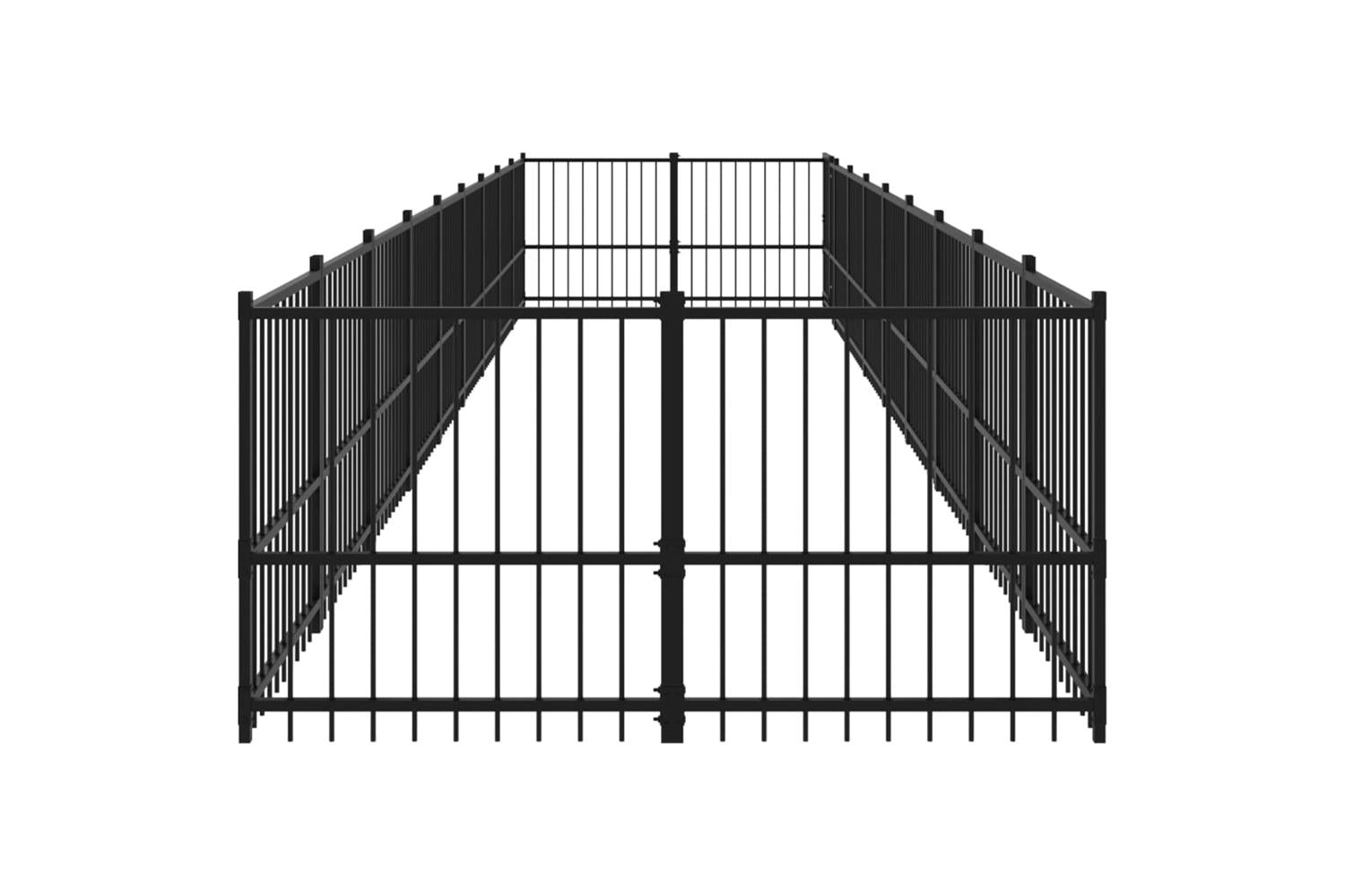 Vidaxl 3124605 Outdoor Dog Kennel Steel 16.89 M2-4