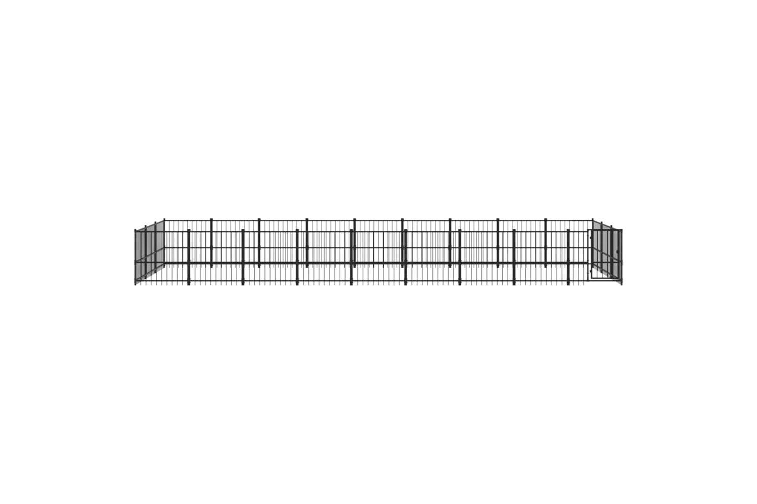 Vidaxl 3124622 Outdoor Dog Kennel Steel 25.4 M2-3