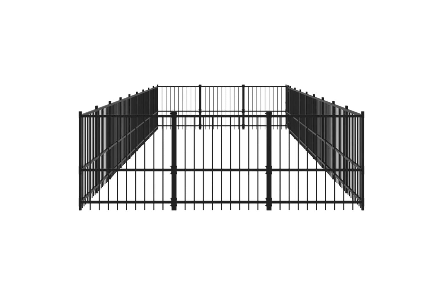 Vidaxl 3124622 Outdoor Dog Kennel Steel 25.4 M2-4