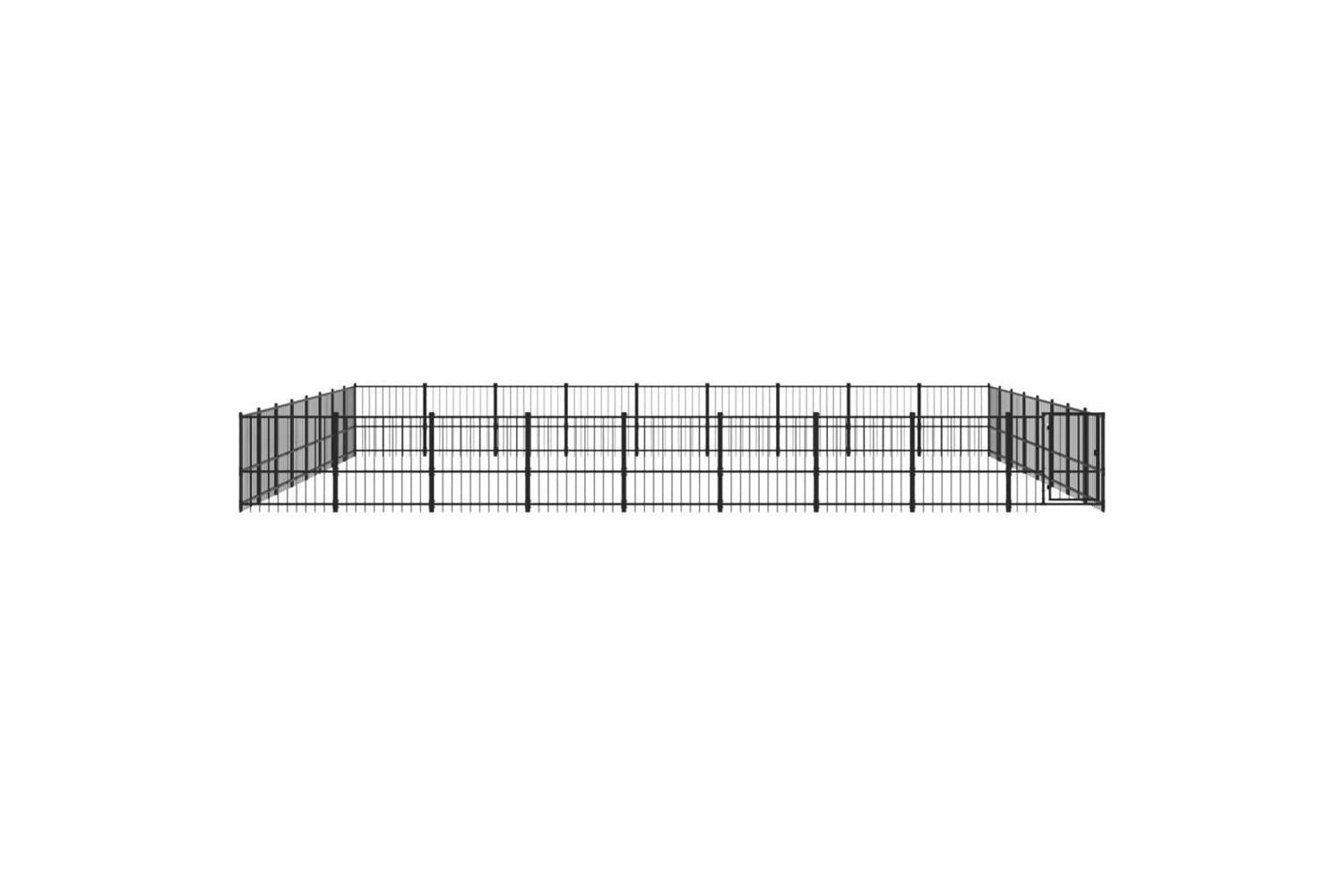 Vidaxl 3124657 Outdoor Dog Kennel Steel 67.74 M2-3
