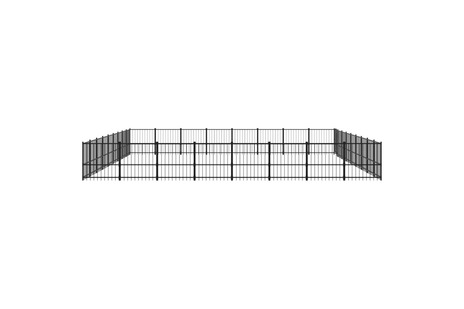 Vidaxl 3124657 Outdoor Dog Kennel Steel 67.74 M2-4
