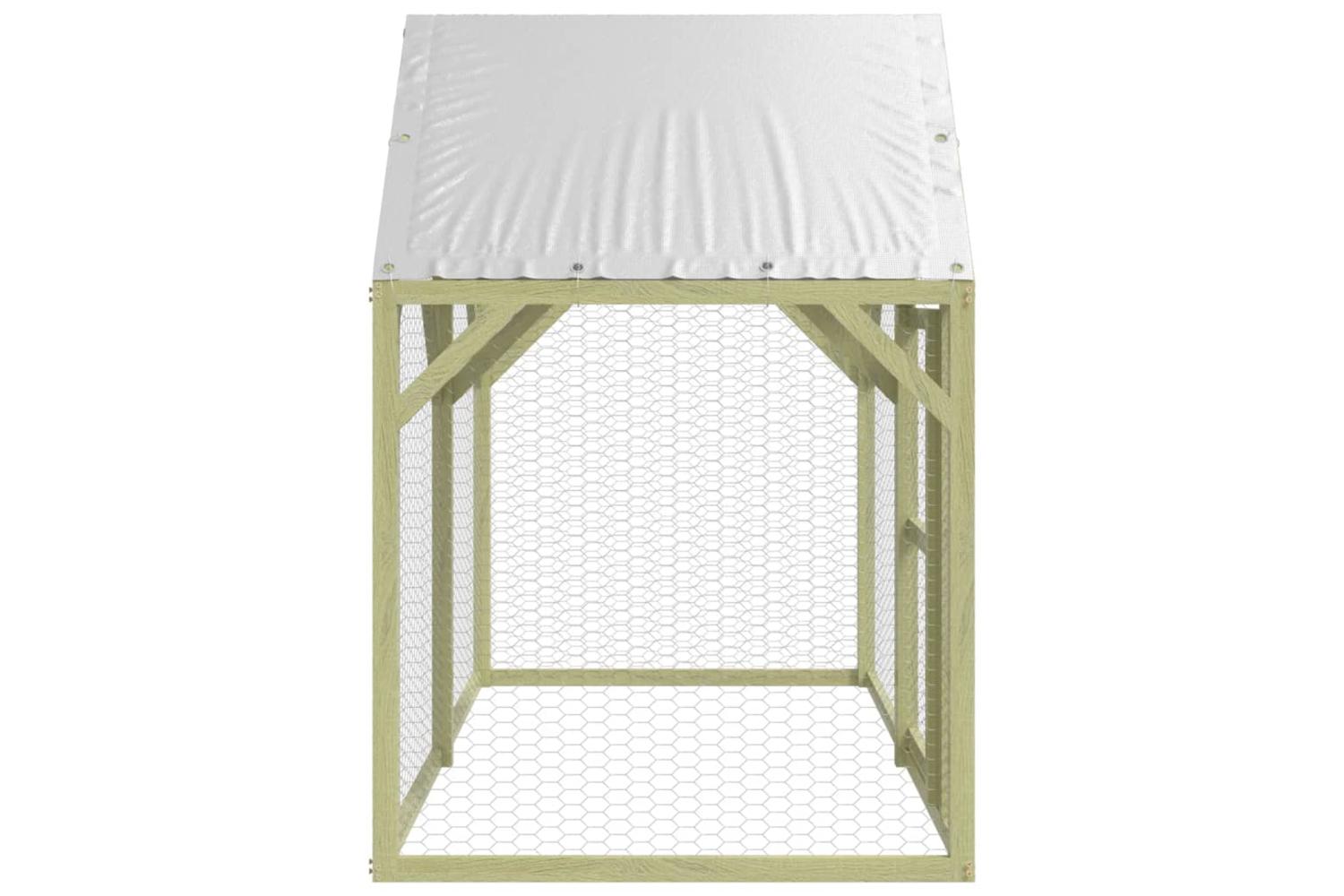 vidaXL 3102992 Chicken Coop 200x100x150cm Impregnated Solid Wood Pine-4