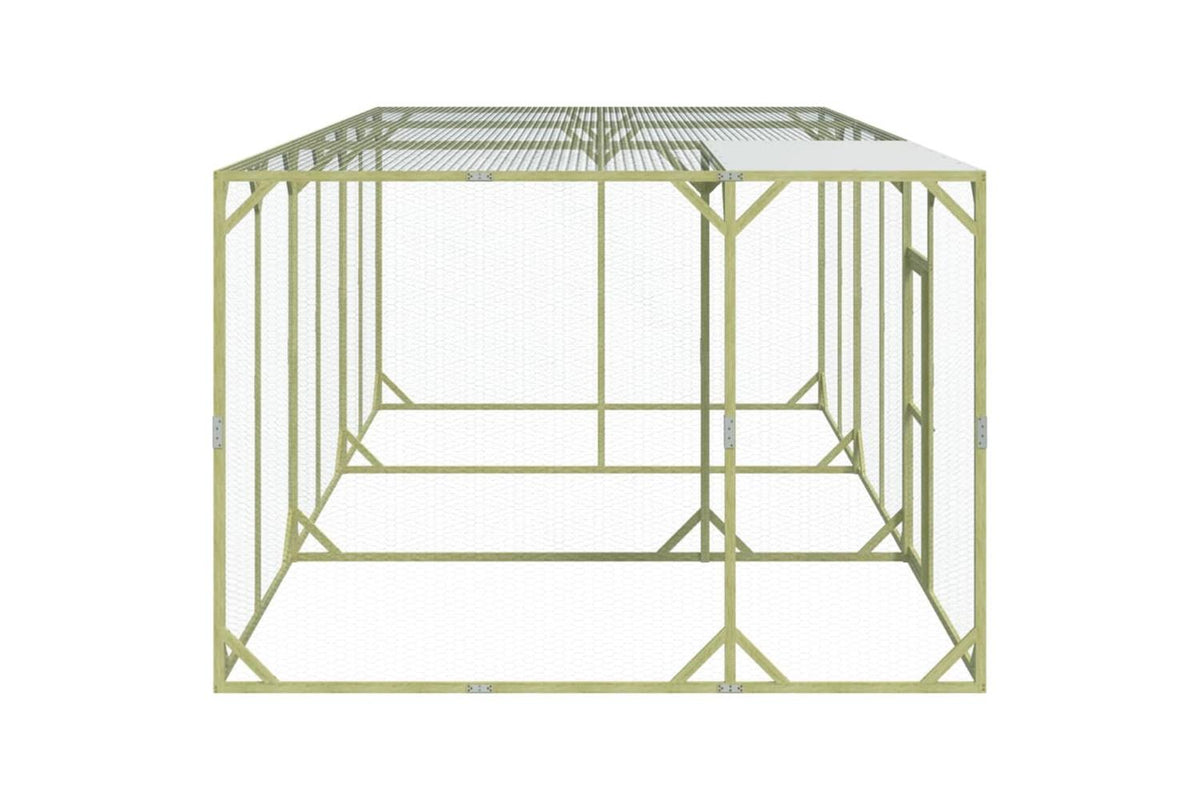 vidaXL 3102986 Chicken Coop 600x300x200cm Impregnated Solid Wood Pine-3