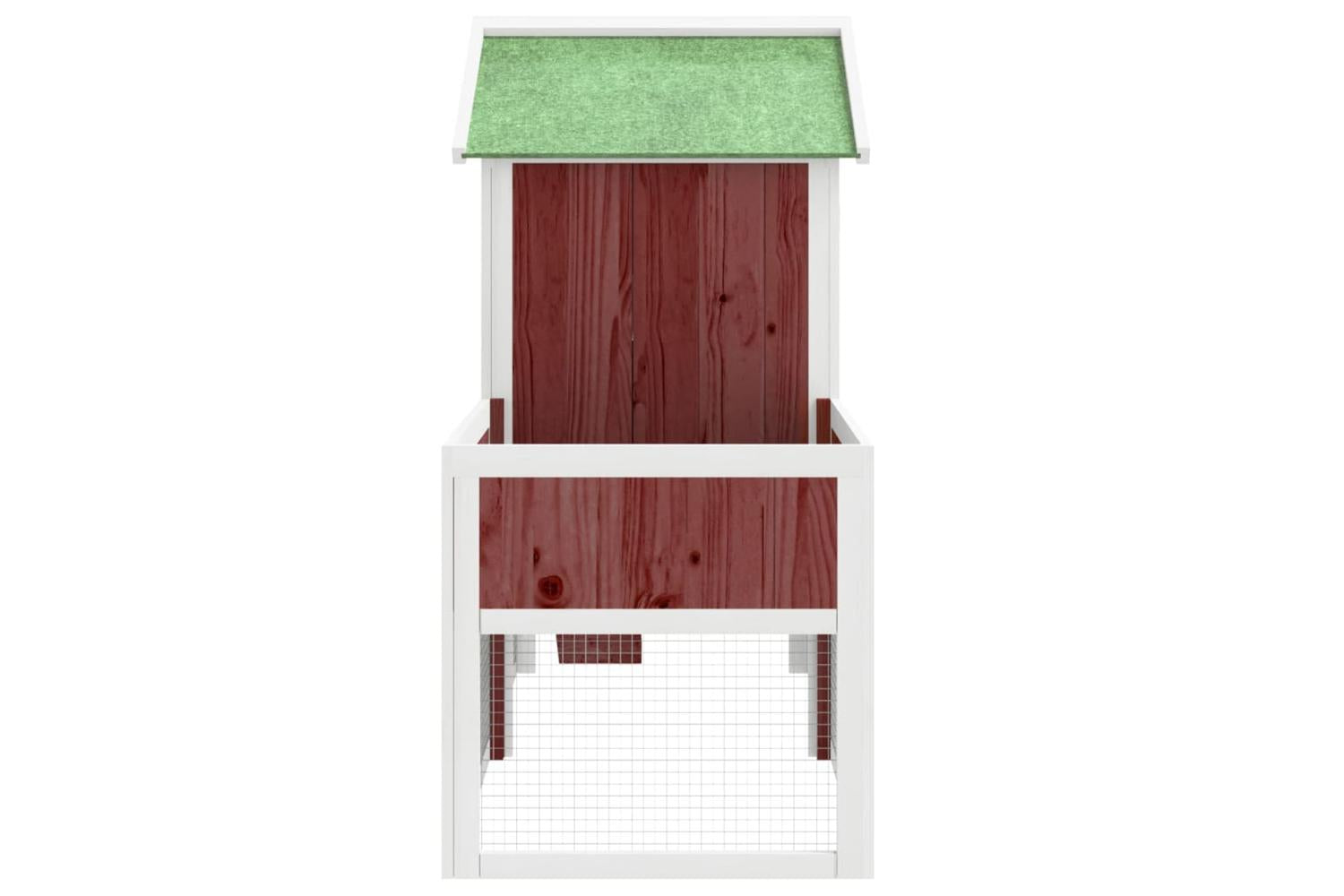 vidaXL 172294 Rabbit Hutch Mocha 170x63x113cm Solid Wood Pine-6