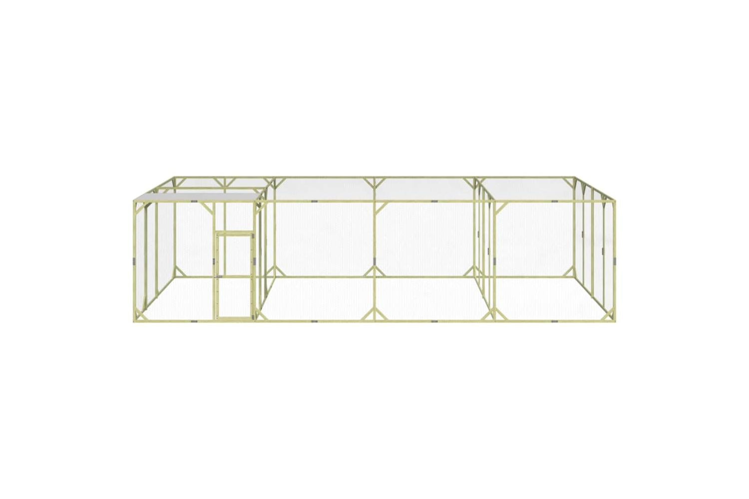 vidaXL 3102987 Chicken Coop 800x400x200cm Impregnated Solid Wood Pine-2