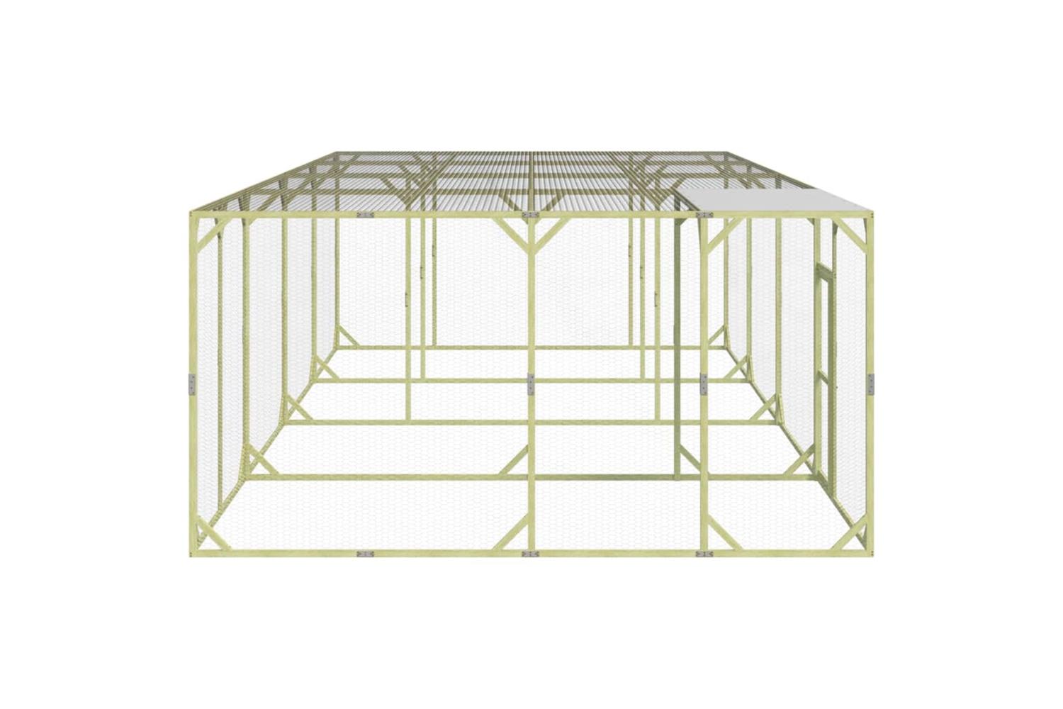vidaXL 3102987 Chicken Coop 800x400x200cm Impregnated Solid Wood Pine-3