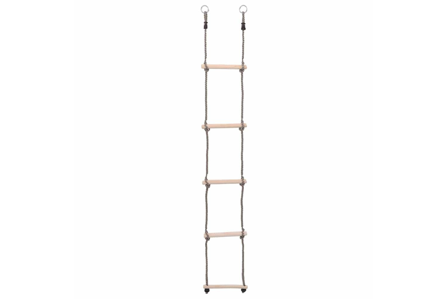 Vidaxl 5-step Ladder 210 Cm Solid Pinewood-2