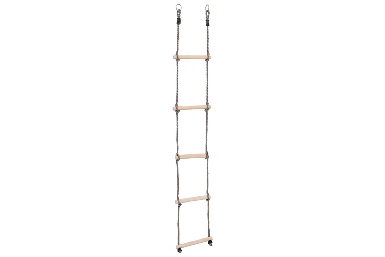 Vidaxl 5-step Ladder 210 Cm Solid Pinewood-3