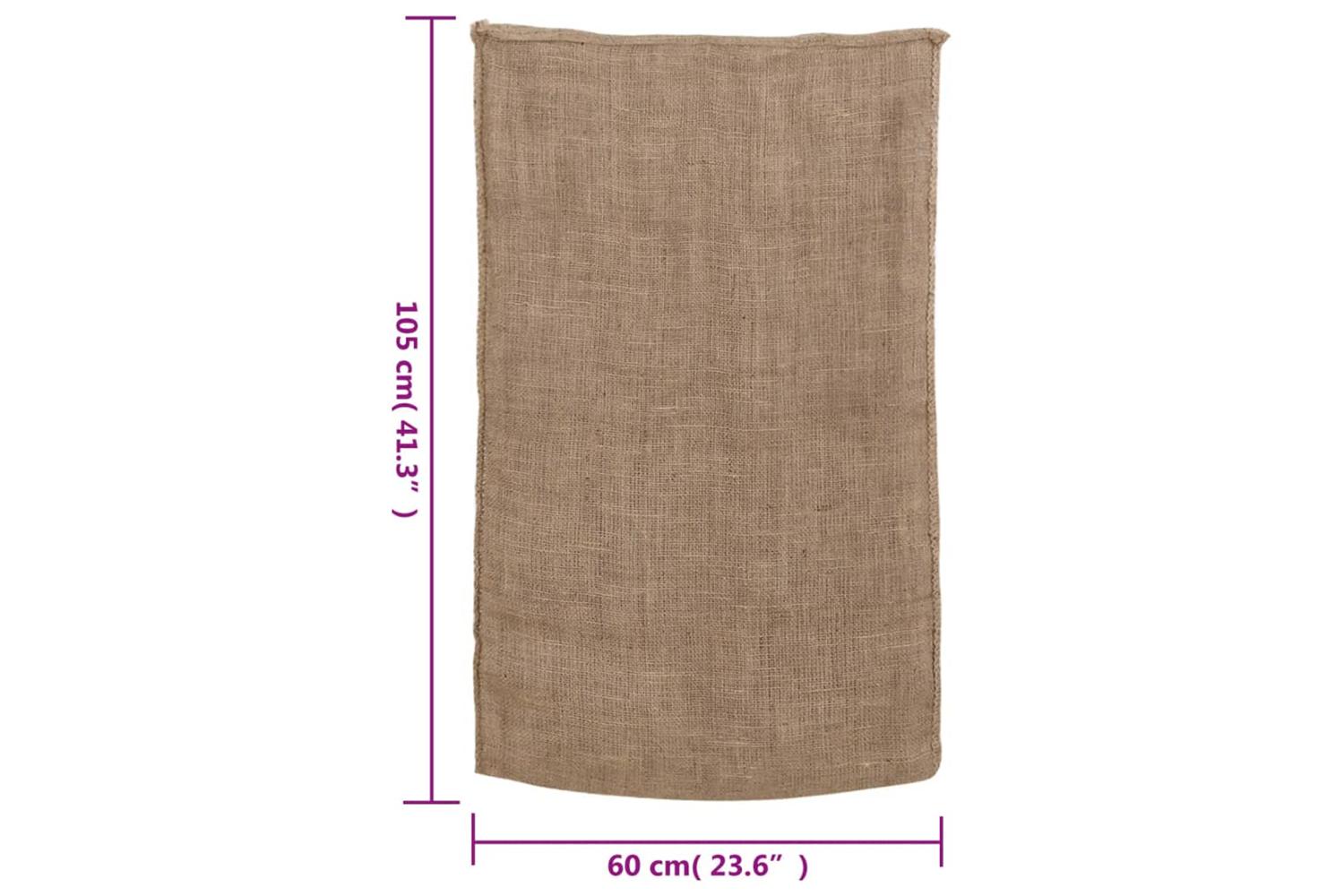 vidaXL 155778 Jute Sacks 10 Pcs 60x105cm 100% Jute 220 Gsm-7