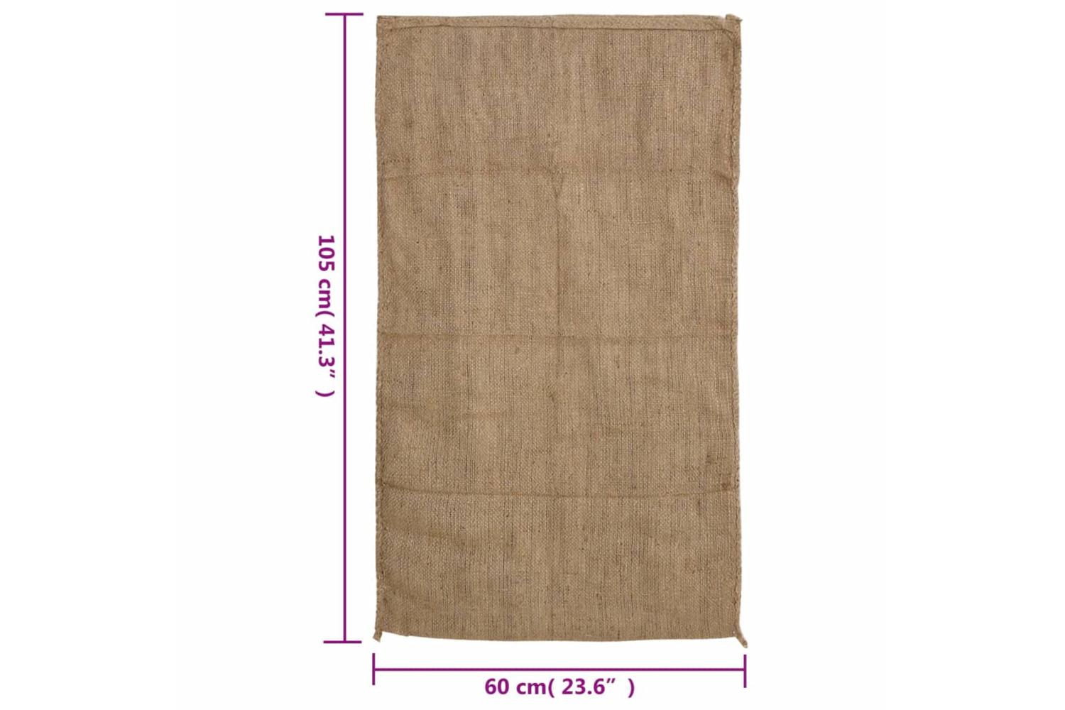 vidaXL 155784 Jute Sacks 10 Pcs 60x105cm 100% Jute 340 Gsm-7