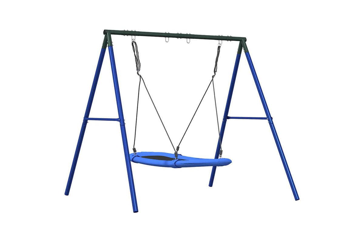 vidaXL 3283584 Outdoor Swing Set With Nest Swing-2