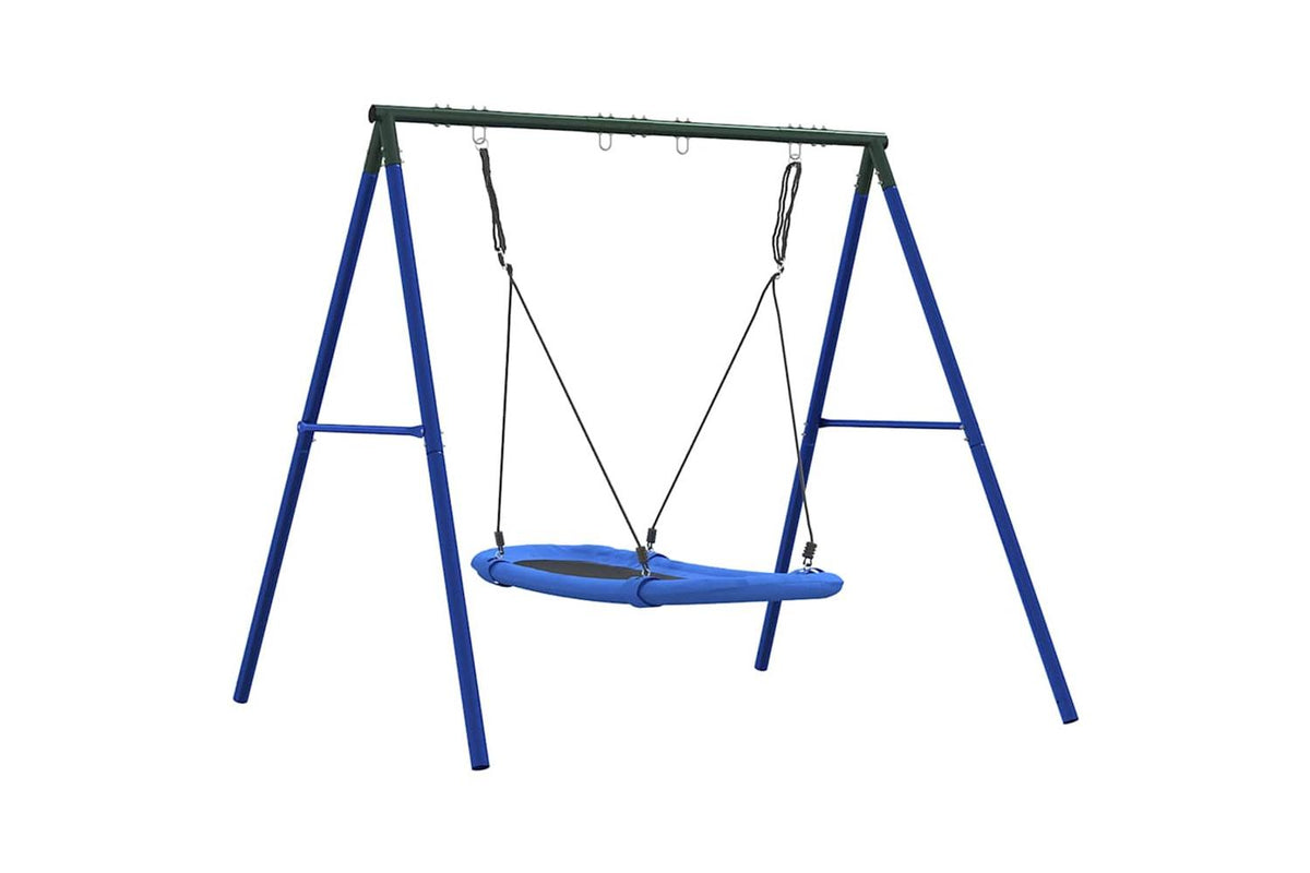 vidaXL 3283584 Outdoor Swing Set With Nest Swing-5