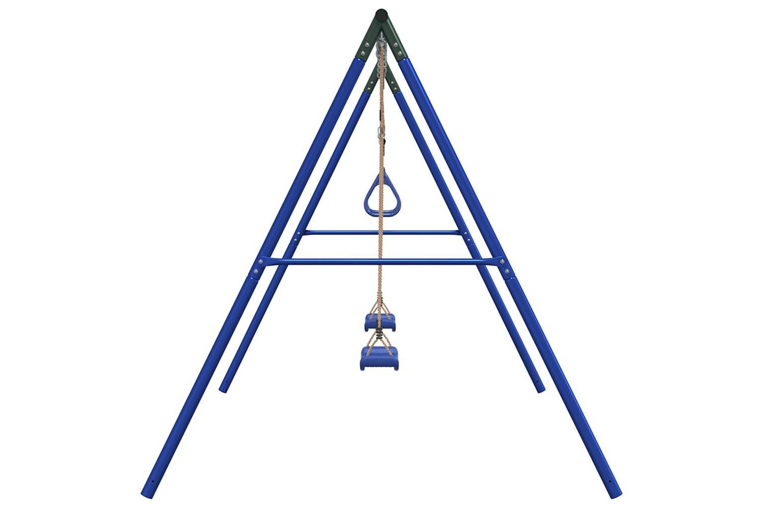 vidaXL 3283590 Outdoor Swing Set With Swings And Trapeze-4