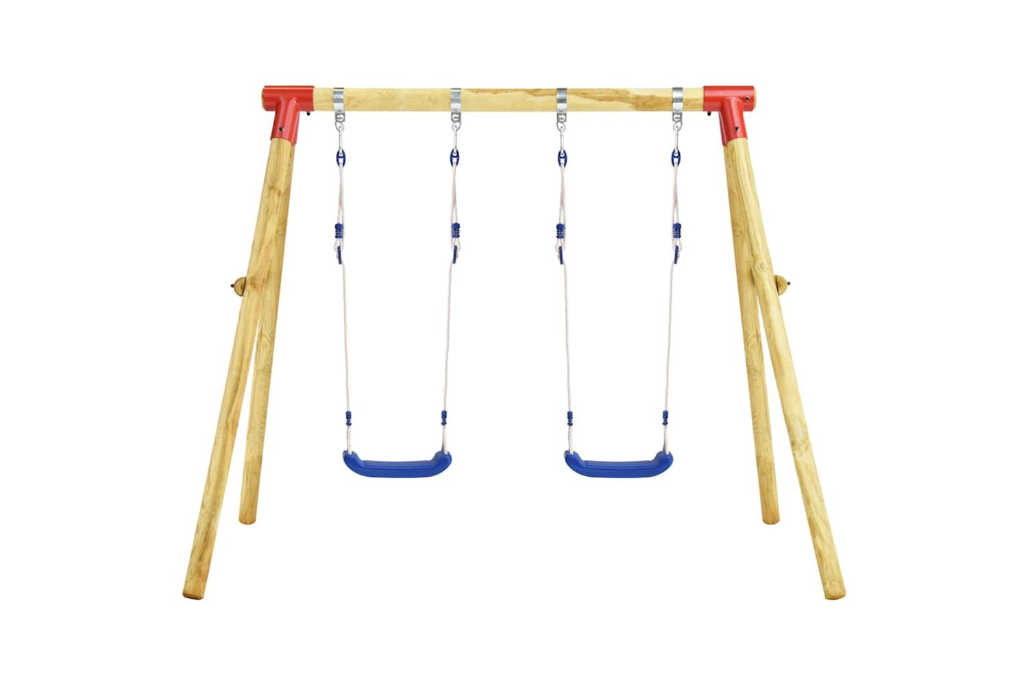Vidaxl Swing Set 230x130x166 Cm Pinewood-3