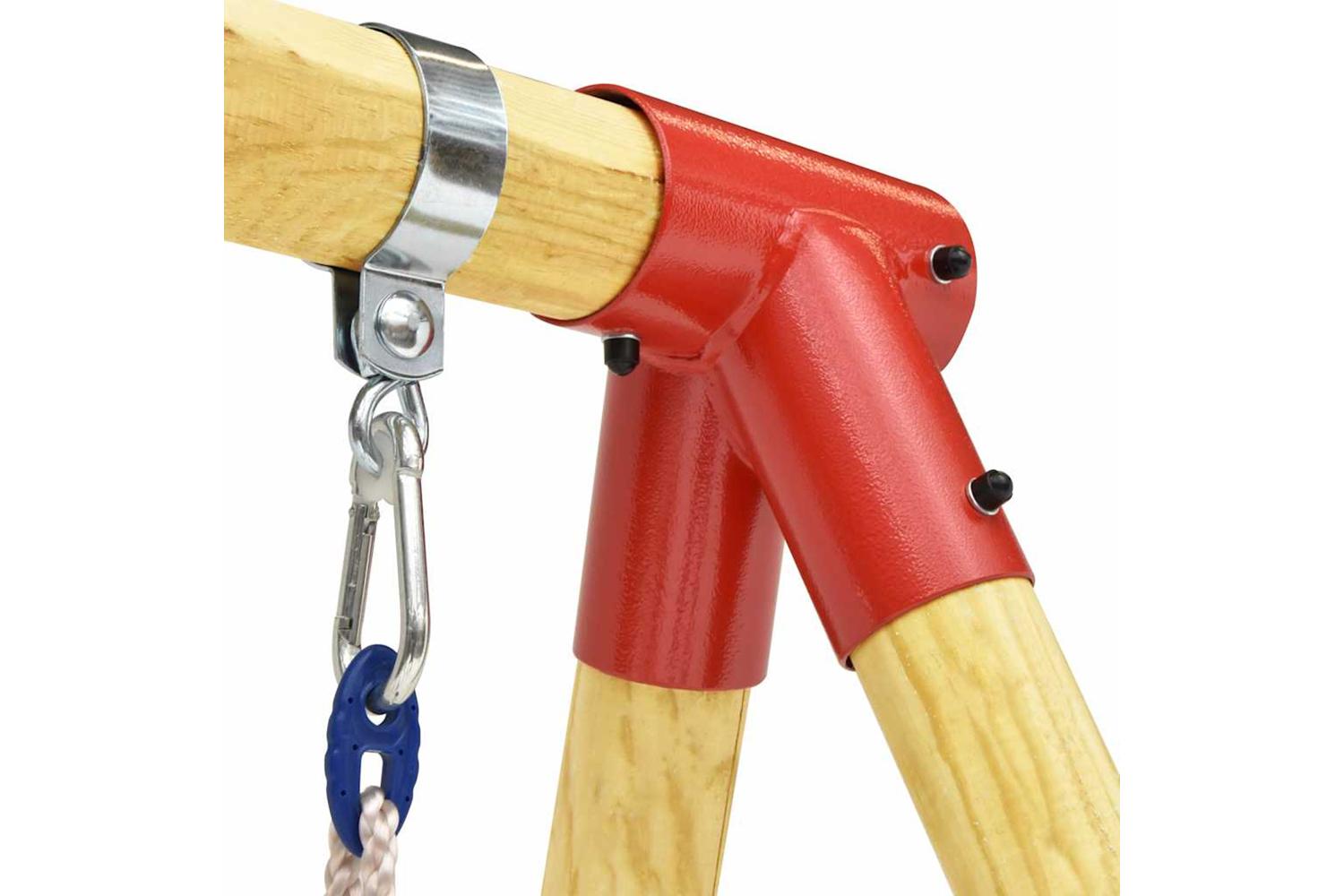 Vidaxl Swing Set 230x130x166 Cm Pinewood-4