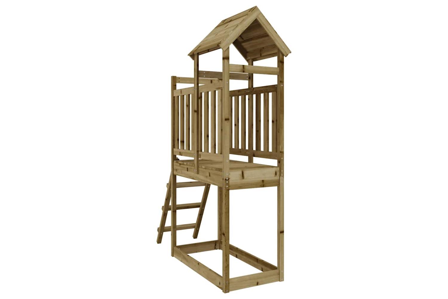 Vidaxl Outdoor Playset 53x110x214 Cm Impregnated Wood Pine-3