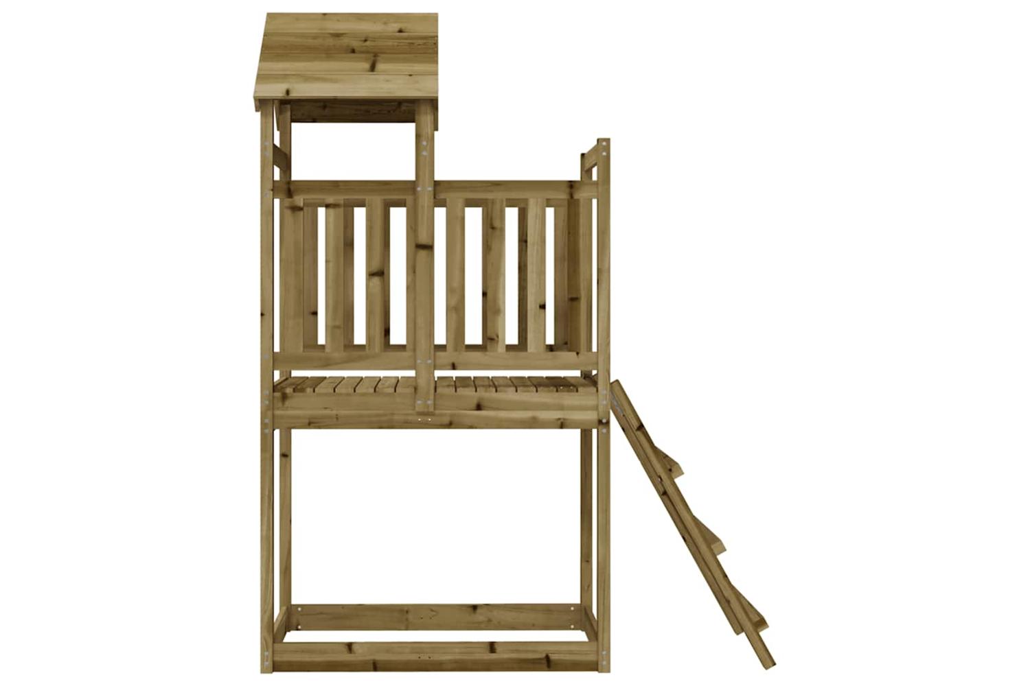 Vidaxl Outdoor Playset 53x110x214 Cm Impregnated Wood Pine-5