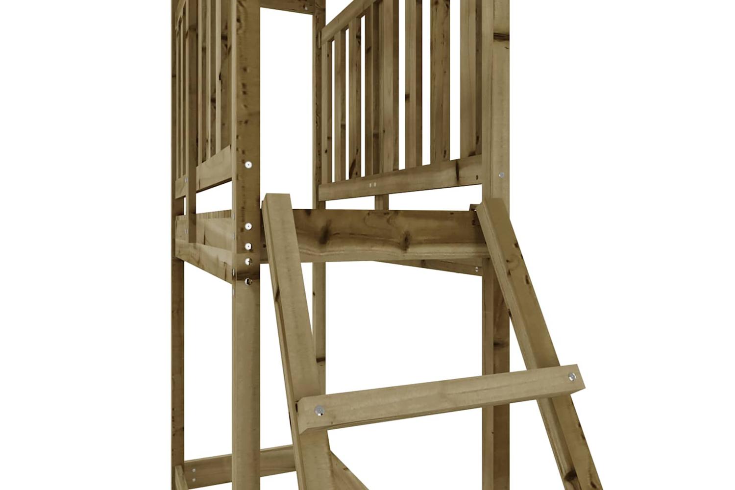 Vidaxl Outdoor Playset 53x110x214 Cm Impregnated Wood Pine-7