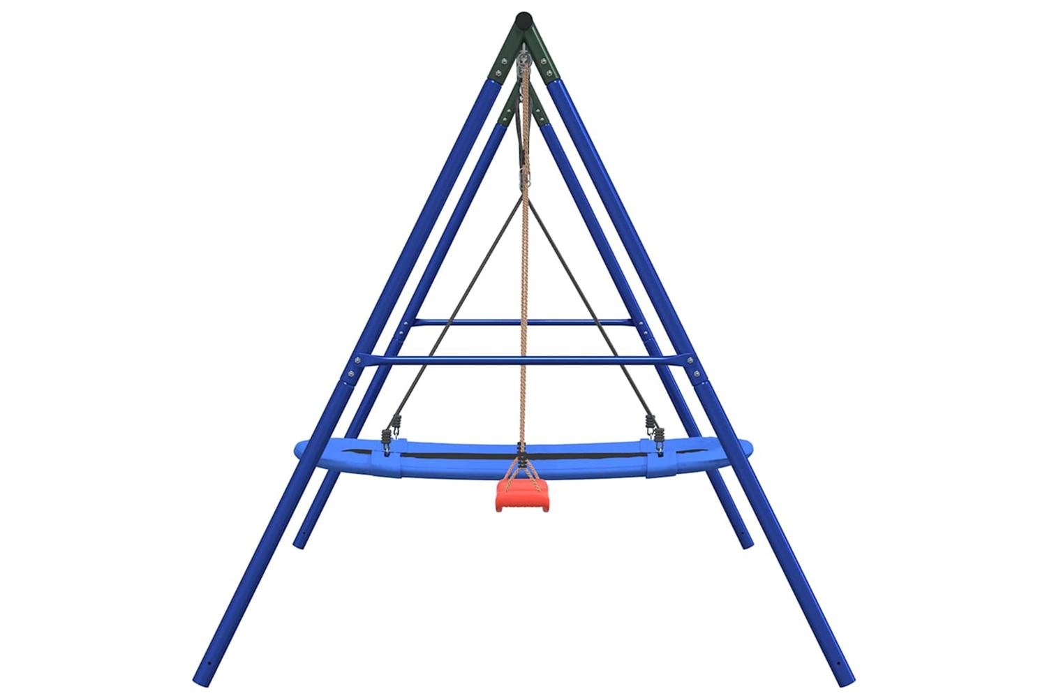 vidaXL 3283606 Outdoor Swing Set With Swing And Nest Swing-4