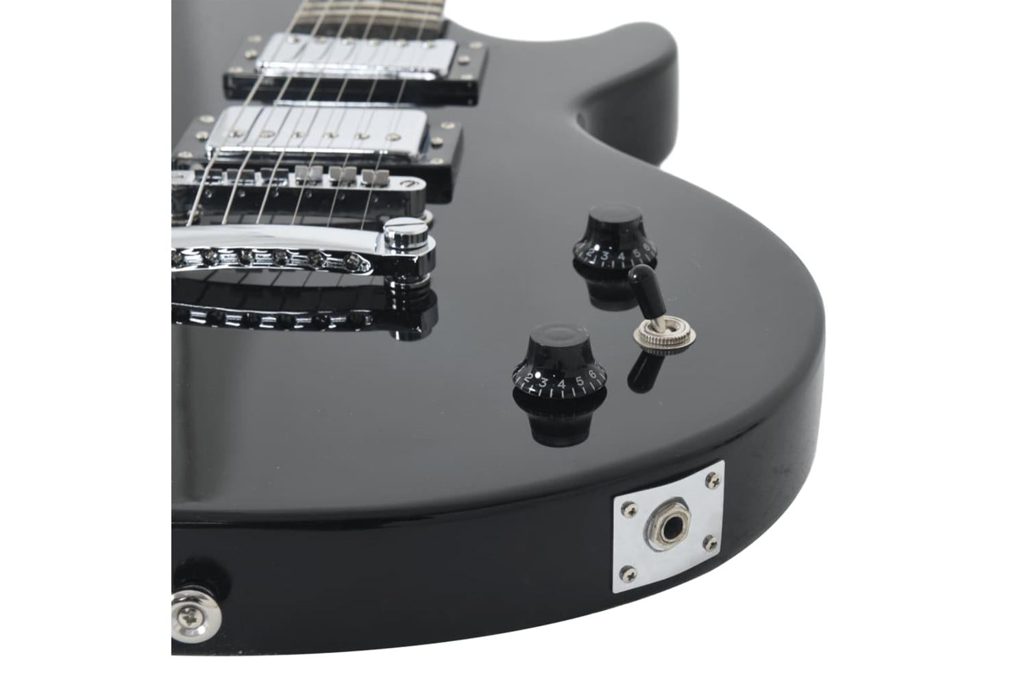 vidaXL 70190 Electric Guitar For Beginner With Bag Black 4/4 39"-7