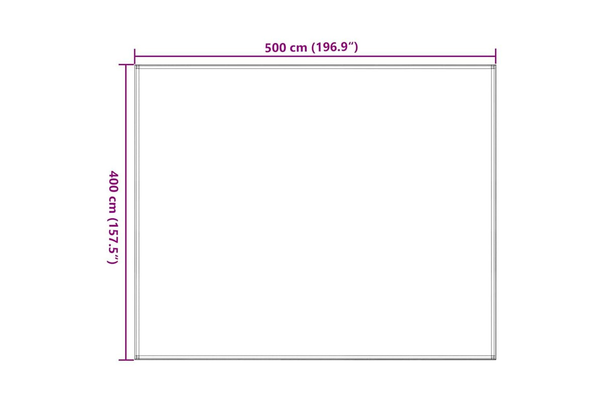 vidaXL 4002284 Tent Carpet Light Green 400x500cm Hdpe-7