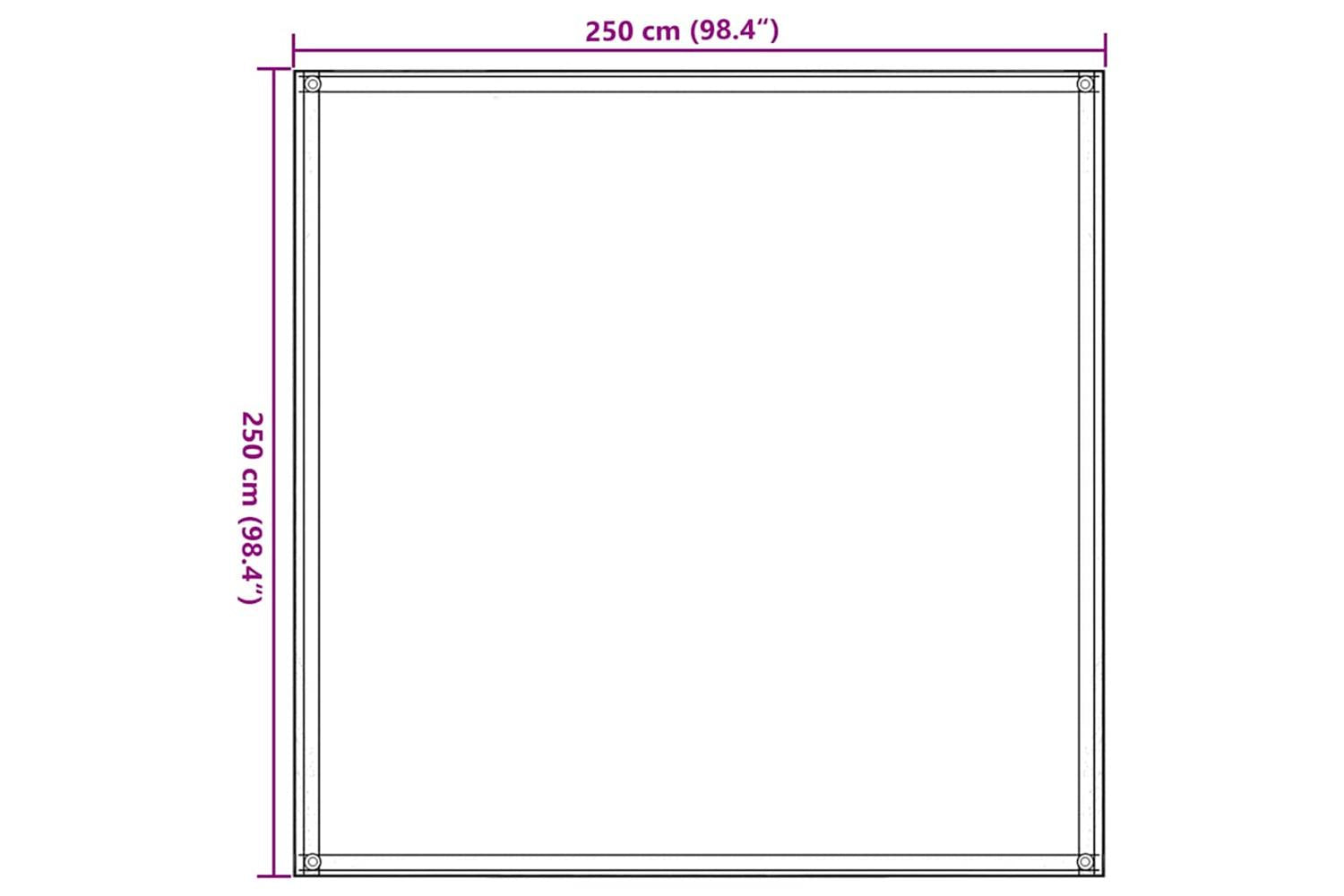 vidaXL 4002272 Tent Carpet Light Green 250x250cm Hdpe-7