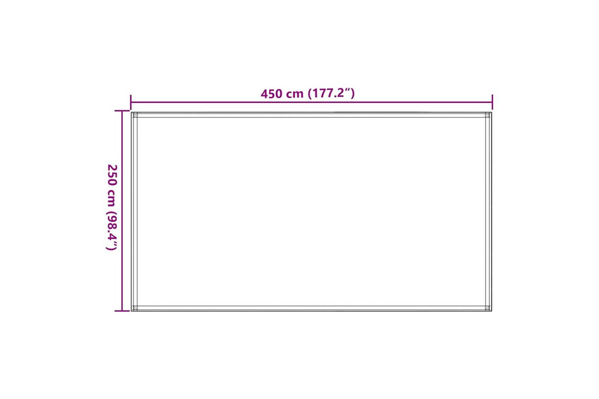 vidaXL 4002296 Tent Carpet Sand 250x450cm Hdpe-6