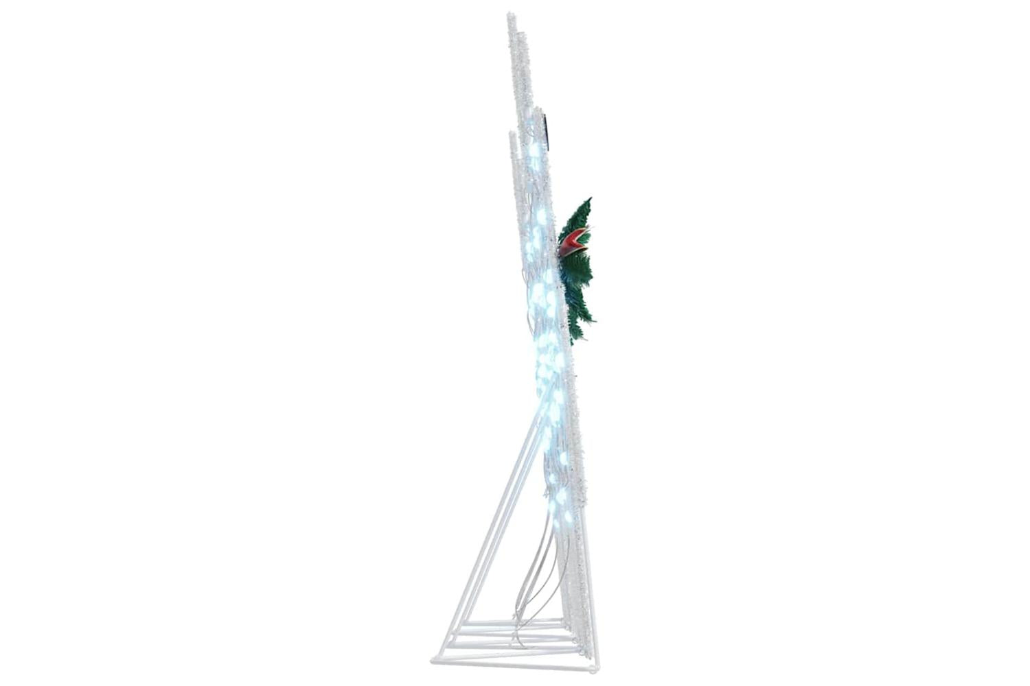 Vidaxl Led Reindeers 4 Pcs Silver Fabric-7