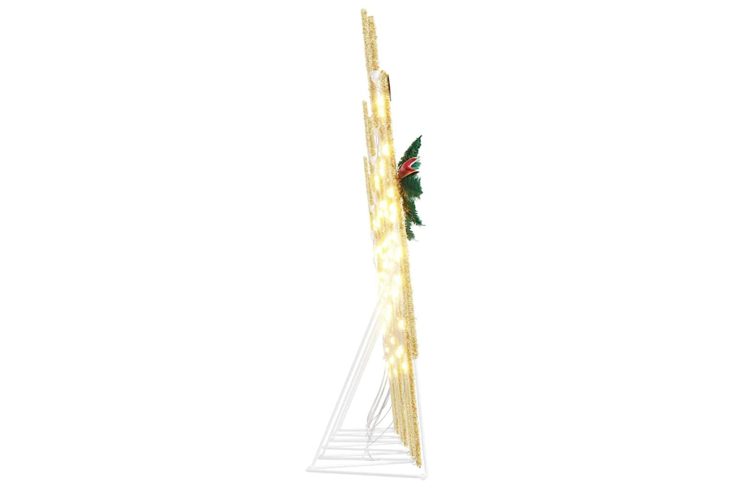 Vidaxl Led Reindeers 6 Pcs Gold Fabric-7