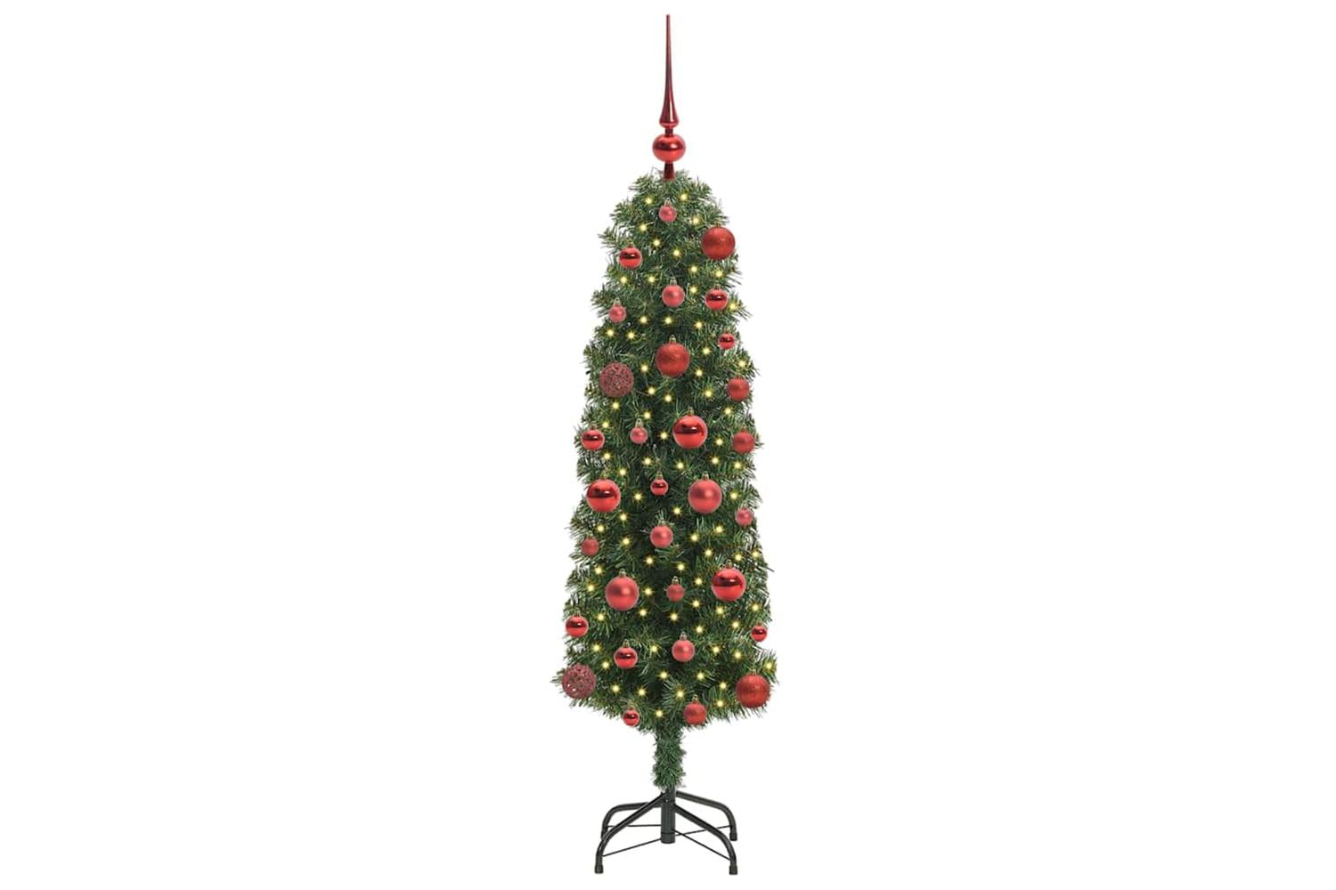 Vidaxl Artificial Christmas Tree With 150 Leds With Stand Green 120 Cm-3