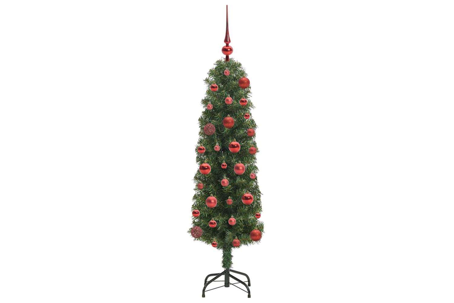 Vidaxl Artificial Christmas Tree With 150 Leds With Stand Green 120 Cm-4
