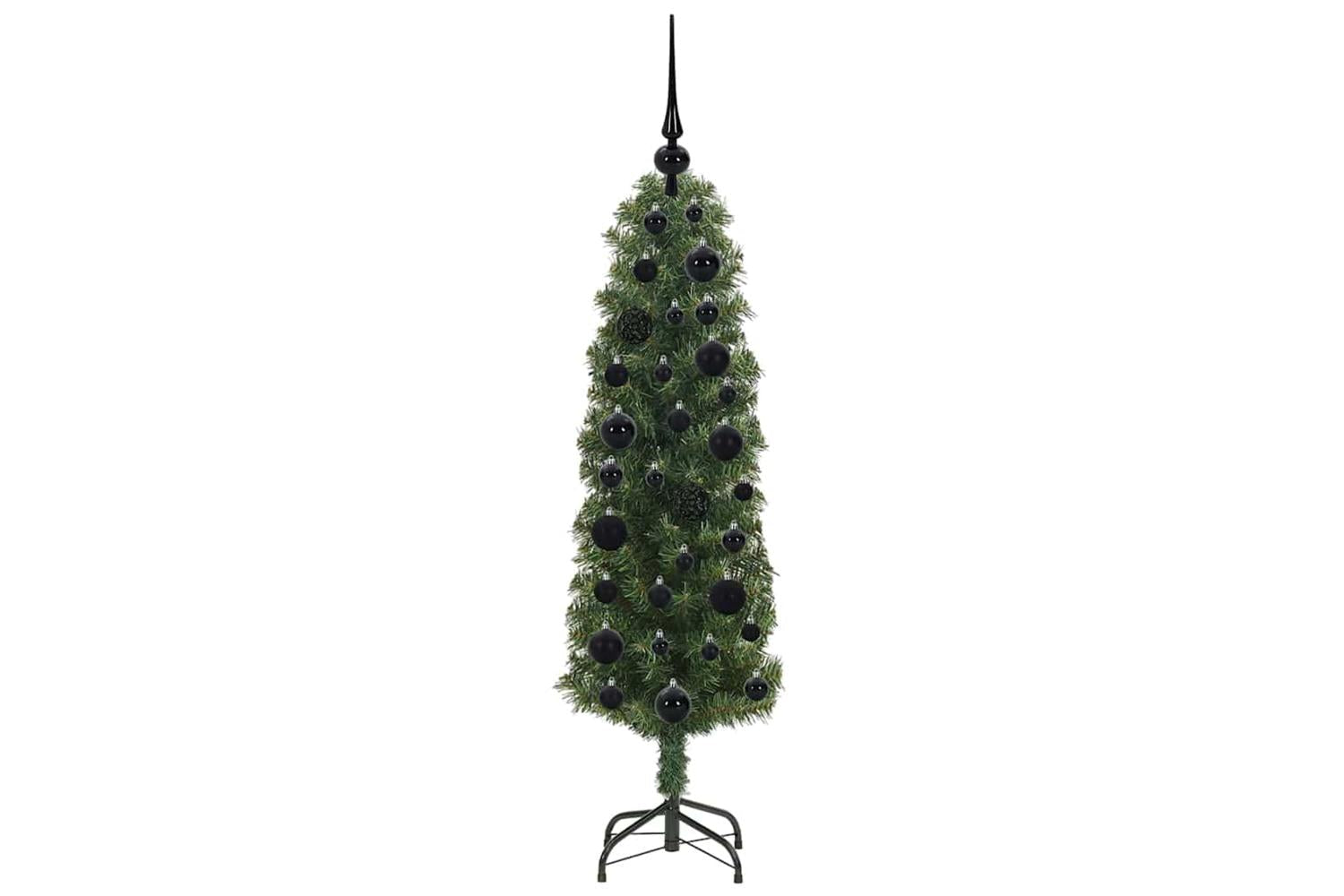 Vidaxl Artificial Christmas Tree With 150 Leds With Stand Green 120 Cm-4