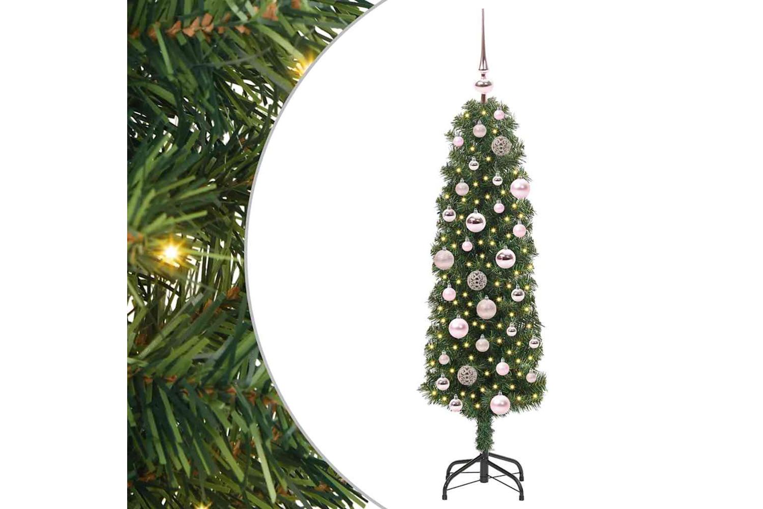 Vidaxl Artificial Christmas Tree With 150 Leds With Stand Green 120 Cm