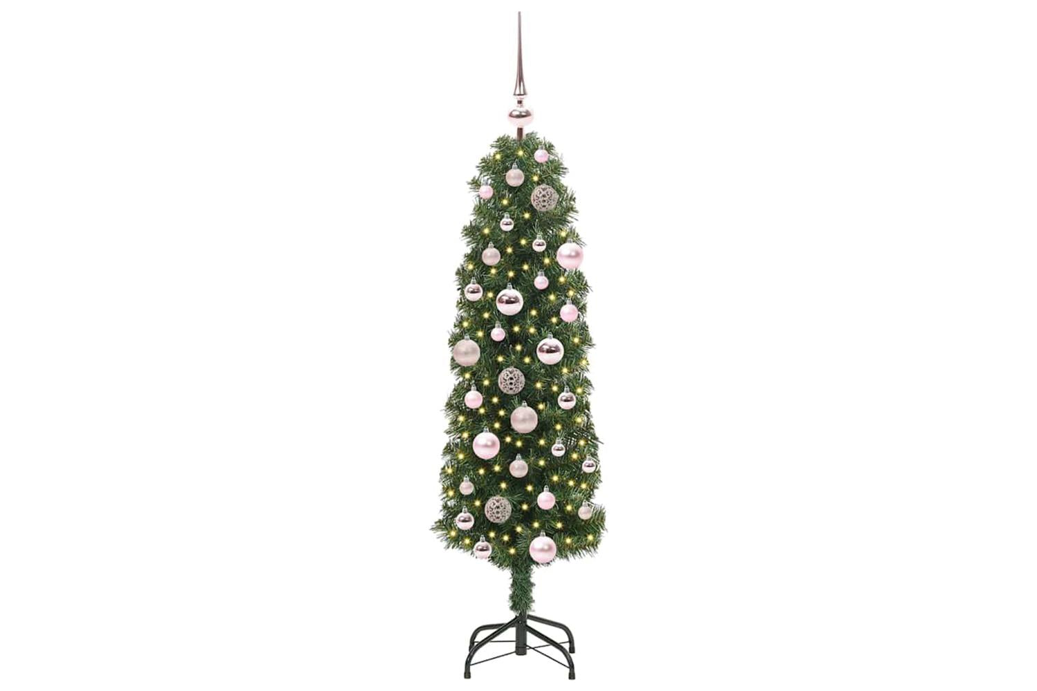 Vidaxl Artificial Christmas Tree With 150 Leds With Stand Green 120 Cm-3