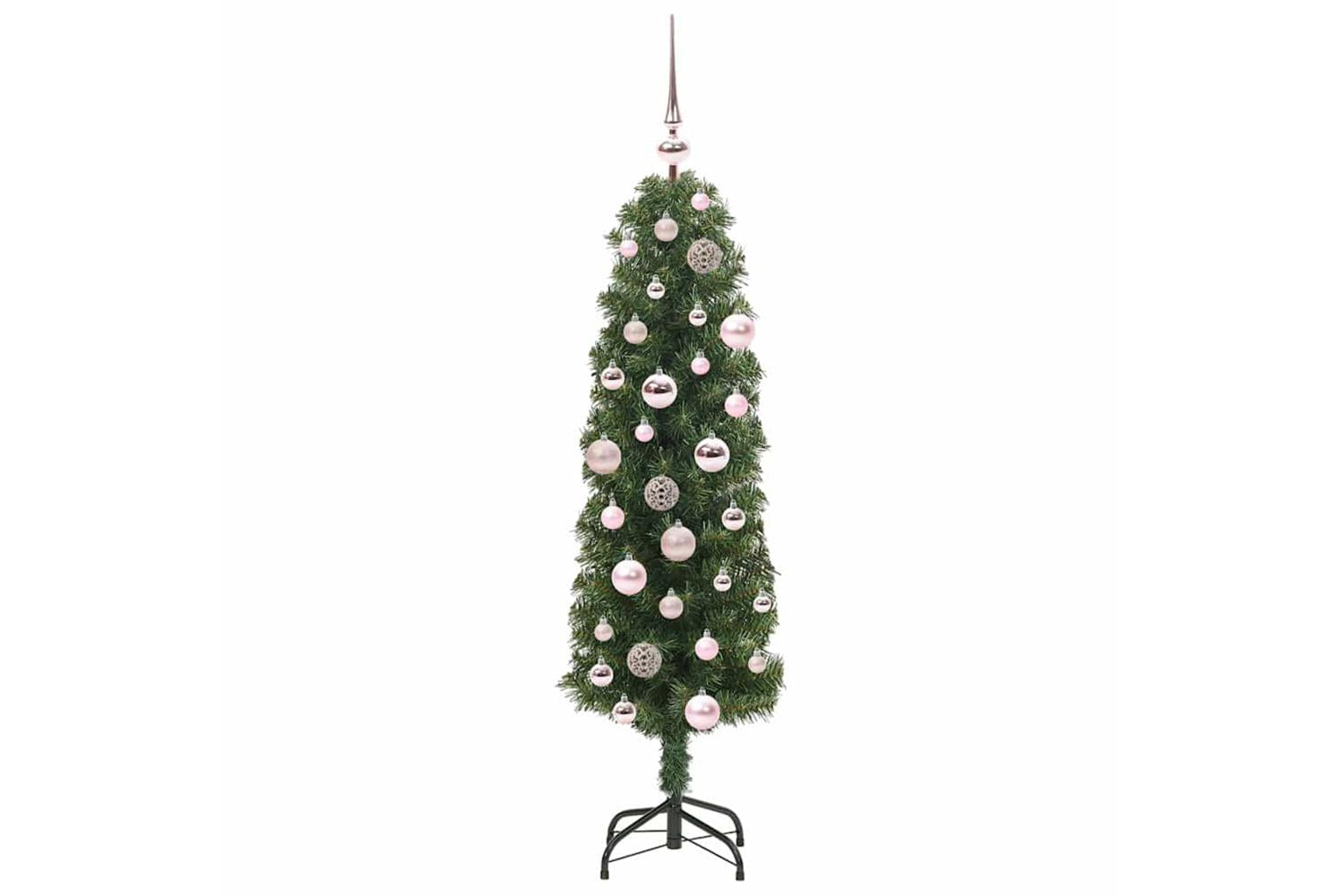 Vidaxl Artificial Christmas Tree With 150 Leds With Stand Green 120 Cm-4