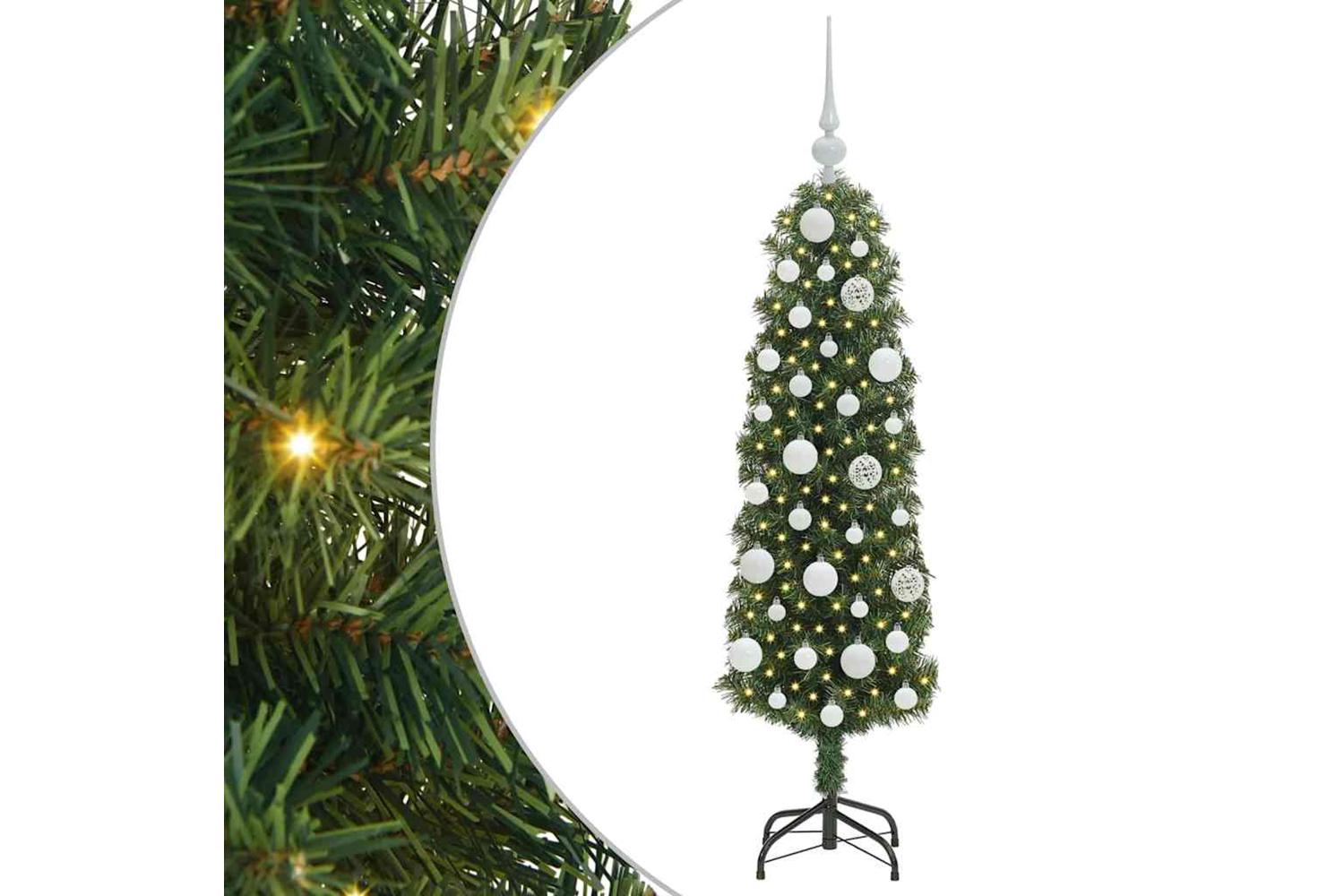 Vidaxl Artificial Christmas Tree With 150 Leds With Stand Green 120 Cm