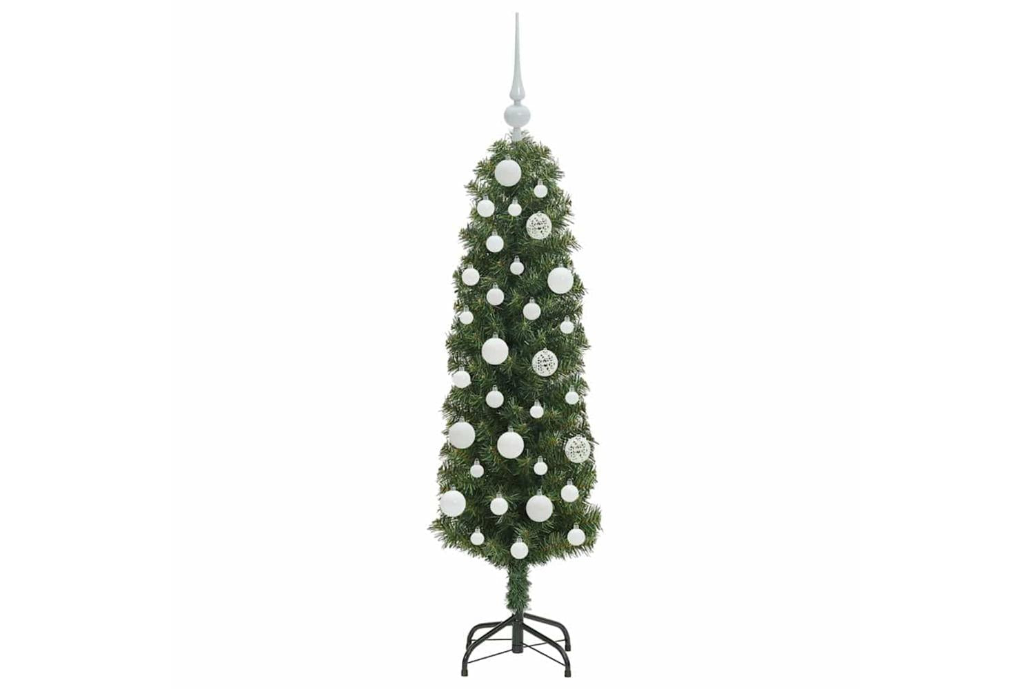 Vidaxl Artificial Christmas Tree With 150 Leds With Stand Green 120 Cm-4
