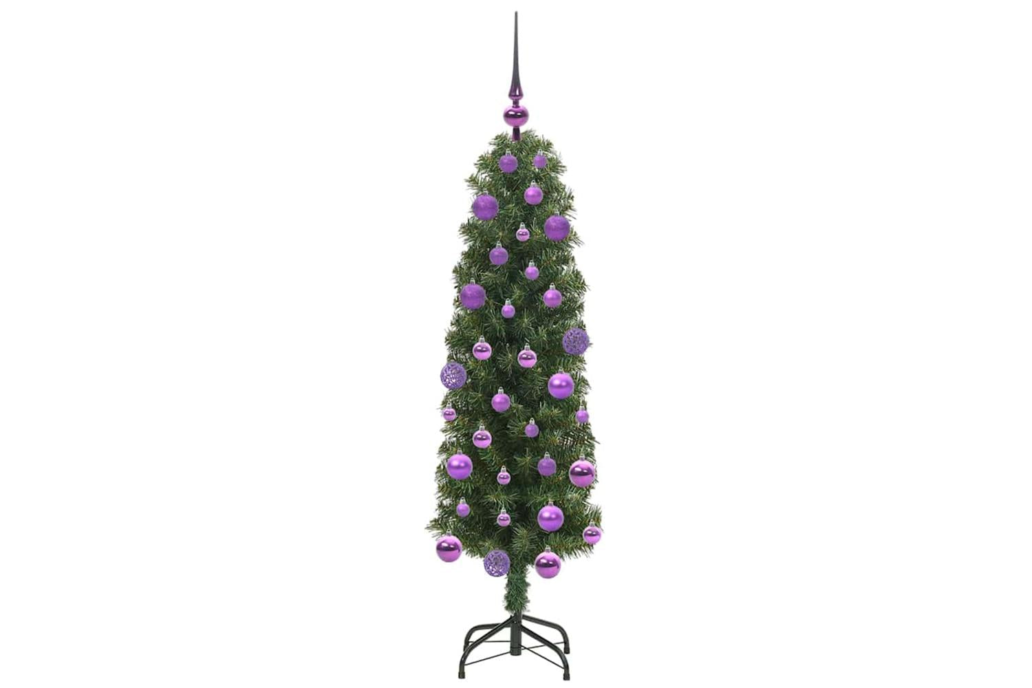 Vidaxl Artificial Christmas Tree With 150 Leds With Stand Green 120 Cm-7
