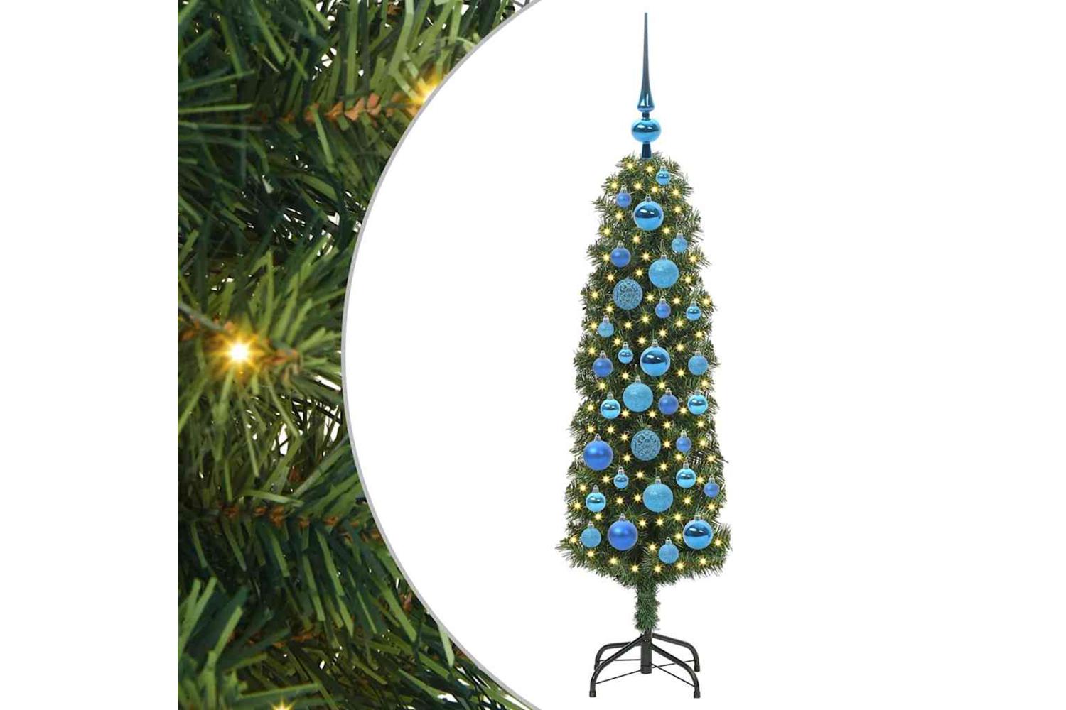 Vidaxl Artificial Christmas Tree With 150 Leds With Stand Green 120 Cm