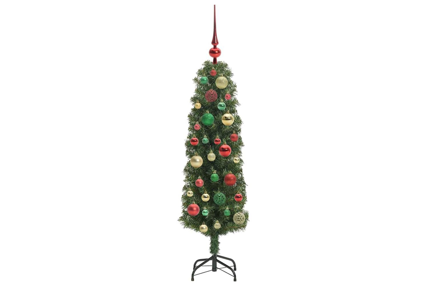 Vidaxl Artificial Christmas Tree With 150 Leds With Stand Green 120 Cm-6