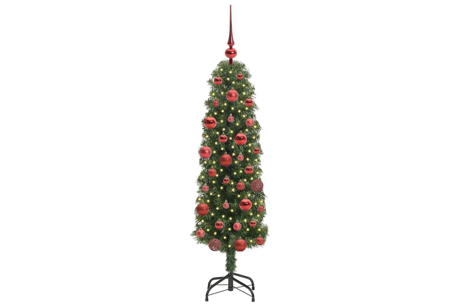 Vidaxl Artificial Christmas Tree With 150 Leds With Stand Green 150 Cm-3