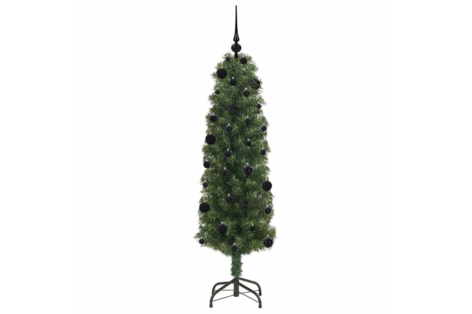 Vidaxl Artificial Christmas Tree With 150 Leds With Stand Green 150 Cm-4