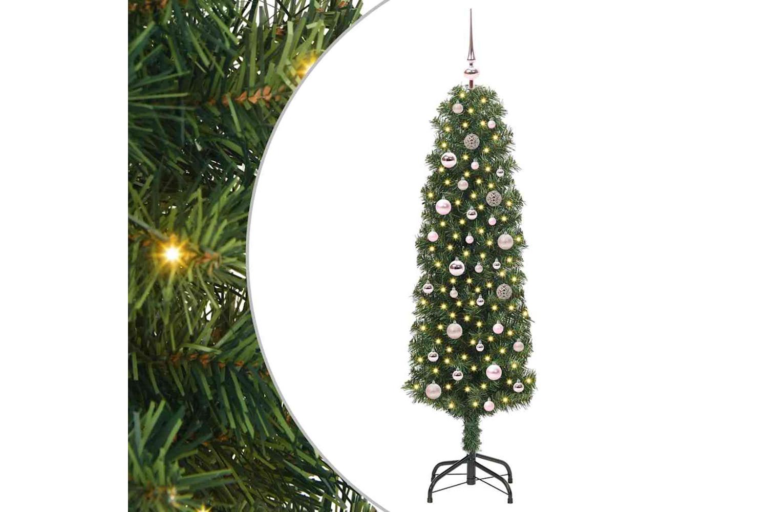 Vidaxl Artificial Christmas Tree With 150 Leds With Stand Green 150 Cm