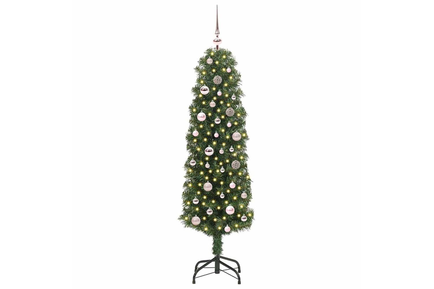 Vidaxl Artificial Christmas Tree With 150 Leds With Stand Green 150 Cm-2