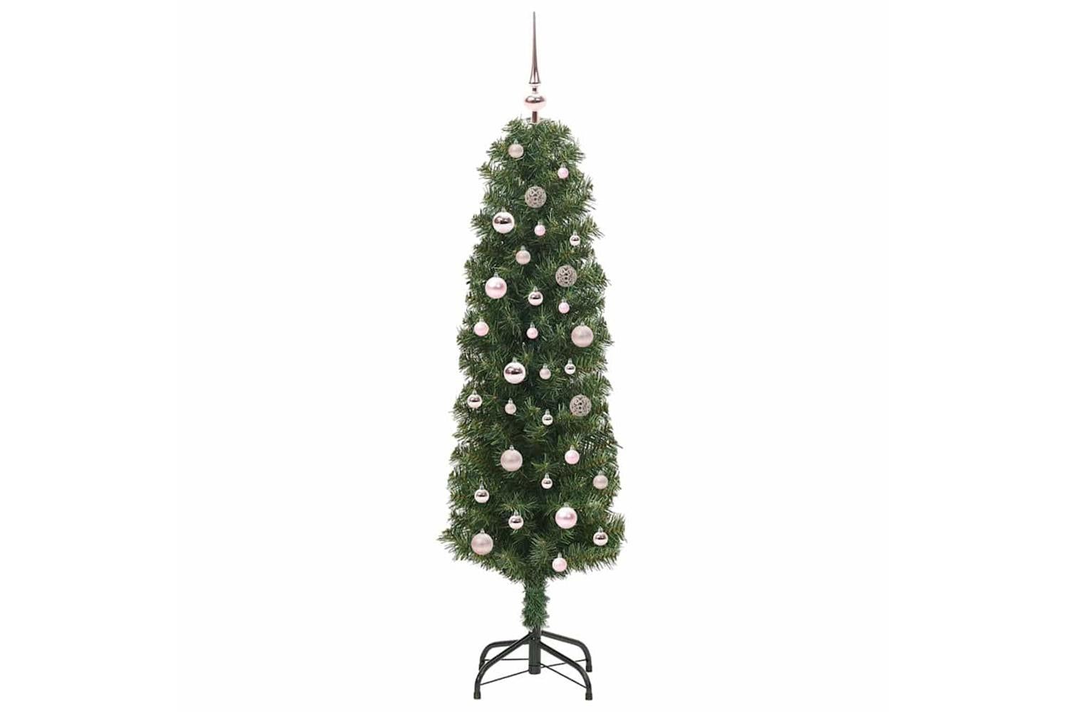 Vidaxl Artificial Christmas Tree With 150 Leds With Stand Green 150 Cm-3