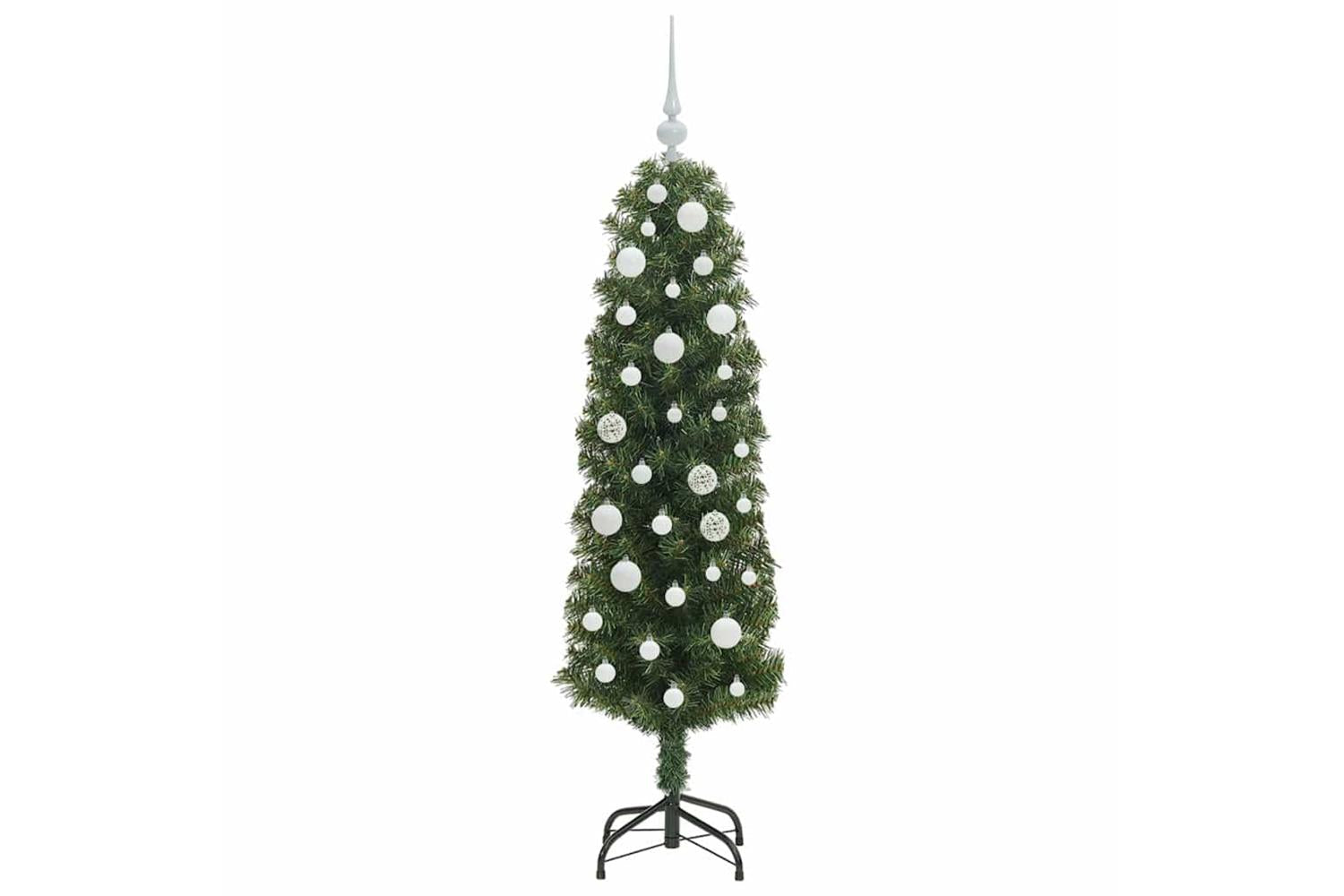 Vidaxl Artificial Christmas Tree With 150 Leds With Stand Green 150 Cm-4