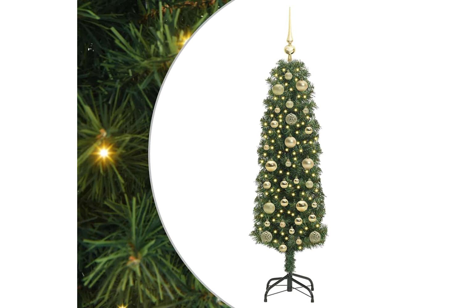 Vidaxl Artificial Christmas Tree With 150 Leds With Stand Green 150 Cm